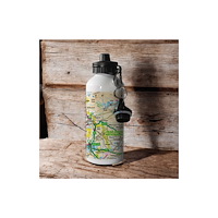 The Sugar Shed OS Map 600ml Metal Water Bottle - Peak District National Park