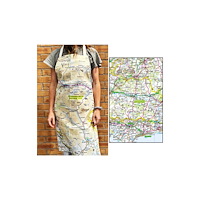 The Sugar Shed OS Map Adult Apron - South Downs National Park