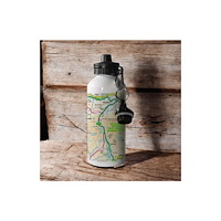 The Sugar Shed OS Map 600ml Metal Water Bottle - Brecon Beacons National Park