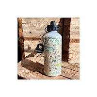The Sugar Shed OS Map 600ml Metal Water Bottle - Cairngorms National Park