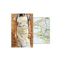 The Sugar Shed OS Map Adult Apron - Pembrokeshire Coast National Park