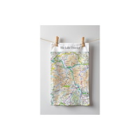 The Sugar Shed OS Map Tea-towel - Lake District National Park