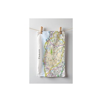 The Sugar Shed OS Map Tea-towel - Exmoor National Park