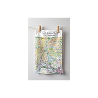 The Sugar Shed OS Map Tea-towel - Loch Lomond and The Trossachs National Park