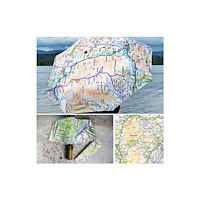 The Sugar Shed OS Map Premium Umbrella - Dartmoor National Park