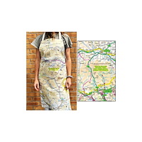 The Sugar Shed OS Map Adult Apron - Brecon Beacons National Park