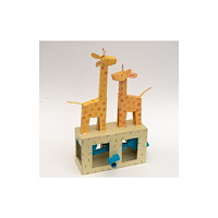 GO ON MAKE ME Giraffe -Rob Ives Paper Animation Kit