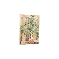 Little, Brown Book Group 2026 Cezanne's Terracotta Pots and Flowers Midi 18-month Horizontal Hardcover Flexi Dayplanner 2025-2026 (Elastic Band C...