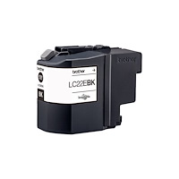 Brother Brother LC22EBK - superlång livslängd - svart - original - bläckpatron