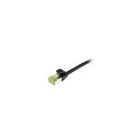 SYNERGY 21 Patchkabel RJ45 CAT6A 500Mhz 015m svart SFTP slimline rund d...