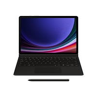 SAMSUNG Samsung EF-DX725 - tangentbord och foliefodral (bokomslag) - AI-bok - med pekplatta - svart Inmatningsenhet