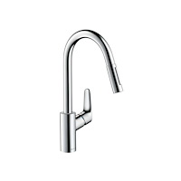 HANSGROHE hansGrohe Focus M41 köksblandare 240 med förlängning rostfri...