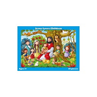 Authentic Media Jesus Loves the Children Jigsaw Puzzle