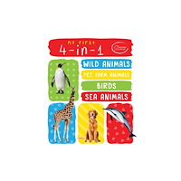 Prakash Books My First 4 In 1 One : Wild Animals, Pet and Farm Animals, Birds, Sea Animals (inbunden, eng)