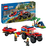 LEGO® LEGO® City 60412 4X4 Fire Truck With Rescue Boat
