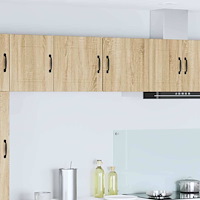 vidaXL Köksskåp 2 pcs Sonoma-ek 40 x 31 x 40 cm Konstruerat trä