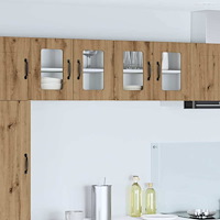 vidaXL Köksskåp med hylla Artisan Ek 60 x 31 x 40 cm Konstruerat trä