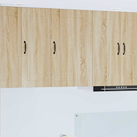 vidaXL Köksskåp med hylla Sonoma-ek 50 x 31 x 80 cm Konstruerat trä