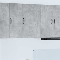 vidaXL Väggskåp för kök Betonggrå 50 x 31 x 80 cm Konstruerat trä