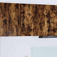 vidaXL Köksskåp med hylla Rökt ek 50 x 31 x 80 cm Konstruerat trä