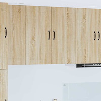 vidaXL Väggskåp för kök Sonoma-ek 80 x 31 x 80 cm Konstruerat trä