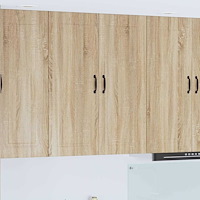 vidaXL Väggskåp för kök Sonoma-ek 80 x 31 x 100 cm Konstruerat trä