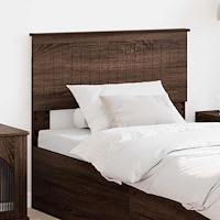 vidaXL Huvudgavel med huvudgavel Brun Ek 90 cm Konstruerat trä