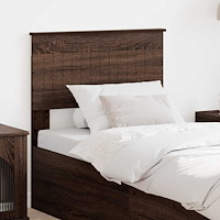 vidaXL Huvudgavel med huvudgavel Brun Ek 75 cm Konstruerat trä