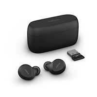 GN Audio Jabra Evolve2 Buds MS - True wireless-hörlurar med mikrofon - USB-A via Bluetooth-adapter