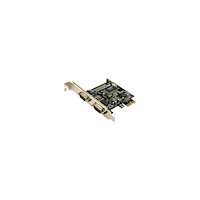 2direct LogiLink PCI Express Interface Card Serial 2x - seriell adapter - PCI Express x1 - RS-232 x 2