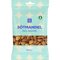 GARANT Garant Sötmandel Hela Naturella 200g