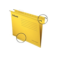 ESSELTE Pendaflex - hängfil - för A4 - kapacitet: 150 ark - gul