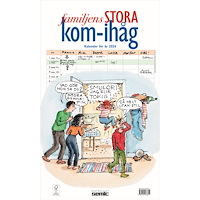 Bokförlaget Semic Familjens STORA kom-ihåg-kalender 2026 (bok, spiral)