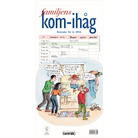 Bokförlaget Semic Familjens kom-ihåg-kalender 2026 (bok, spiral)