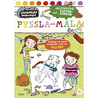 Martin Widmark Pyssla och måla :  aktivitetsbok med klistermärken (häftad)