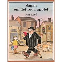 Jan Lööf Sagan om det röda äpplet (bok, halvklotband)