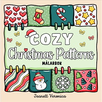 Jeanett Veronica Cozy Christmas Patterns : Målarbok (häftad)