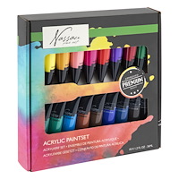 Legind A/S Akrylfärg i låda : 18 färger x 36 ml