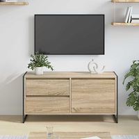 vidaXL TV-skåp med låda Sonoma 100 x 36 x 49.5 cm Konstruerat trä