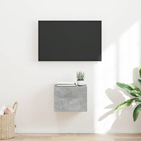 vidaXL TV Vägghylla Betong 60 x 31 x 29.5 cm Konstruerat trä