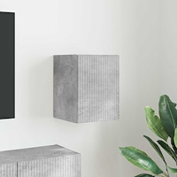 vidaXL TV Vägghylla Betong 30 x 31 x 40 cm Konstruerat trä