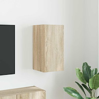 vidaXL TV Vägghylla Sonoma 30 x 31 x 60 cm Konstruerat trä