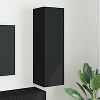 vidaXL TV Vägghylla Svart 30 x 31 x 100 cm Konstruerat trä
