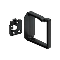 Eaton Corporation Eaton Tripp Lite Series Cable Management D-Rings for DIN Rails - Multi-Angle, 2U, Black, 2 Pack - D-ringkabelhanteringss...