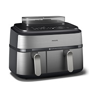 Philips Philips Series 5000 NA555 - dubbel luftfritös - silver