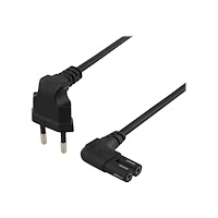 Deltaco DELTACO - strömkabel - Eurokontakt till power IEC 60320 C7 - 50 cm