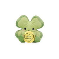 POSH PAWS INTERNATIONAL Love Hearts 7" Good Luck Clover Plush Gift