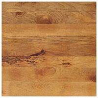 vidaXL Bordsskiva 90x90x2,5 cm fyrkantig massivt mango-trä