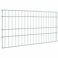 vidaXL Dammskydd Set 5 pcs Grön 100 x 50 cm Stål