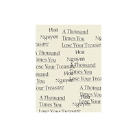 Wave Books A Thousand Times You Lose Your Treasure (häftad, eng)